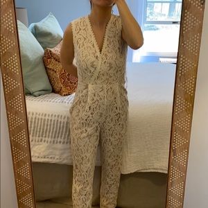 Champagne & Strawberries lace jumpsuit